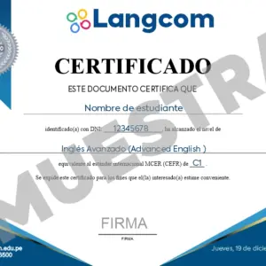 Langcom Rozřazovací test z angličtiny s certifikátem – Ověřte si svou úroveň angličtiny